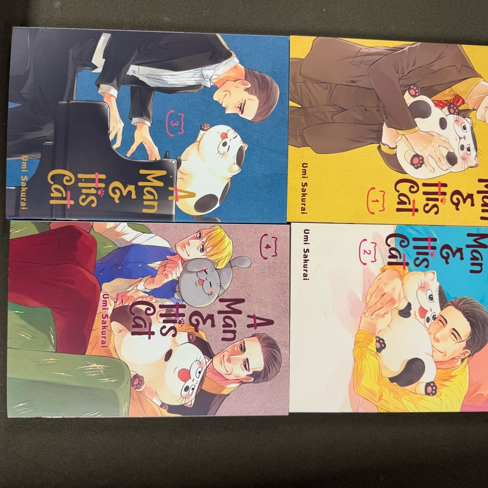 A Man & His Cat Manga Set